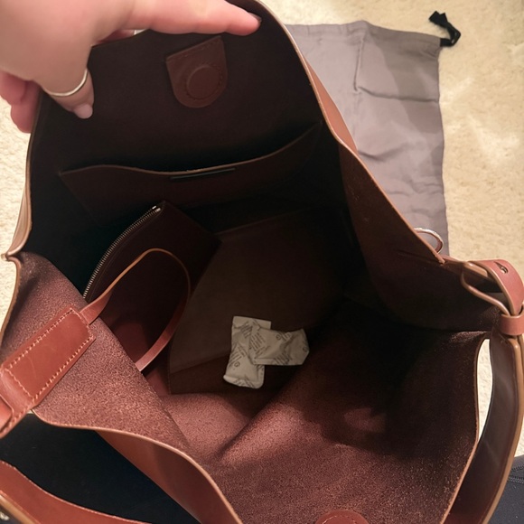 All Saints Paradise North South Leather Tote - Picture 9 of 14